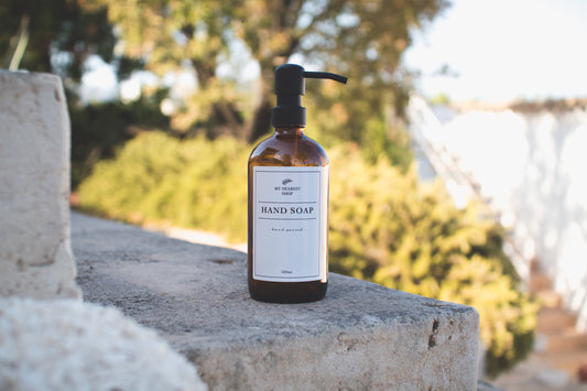 kitchen duo | amber glass