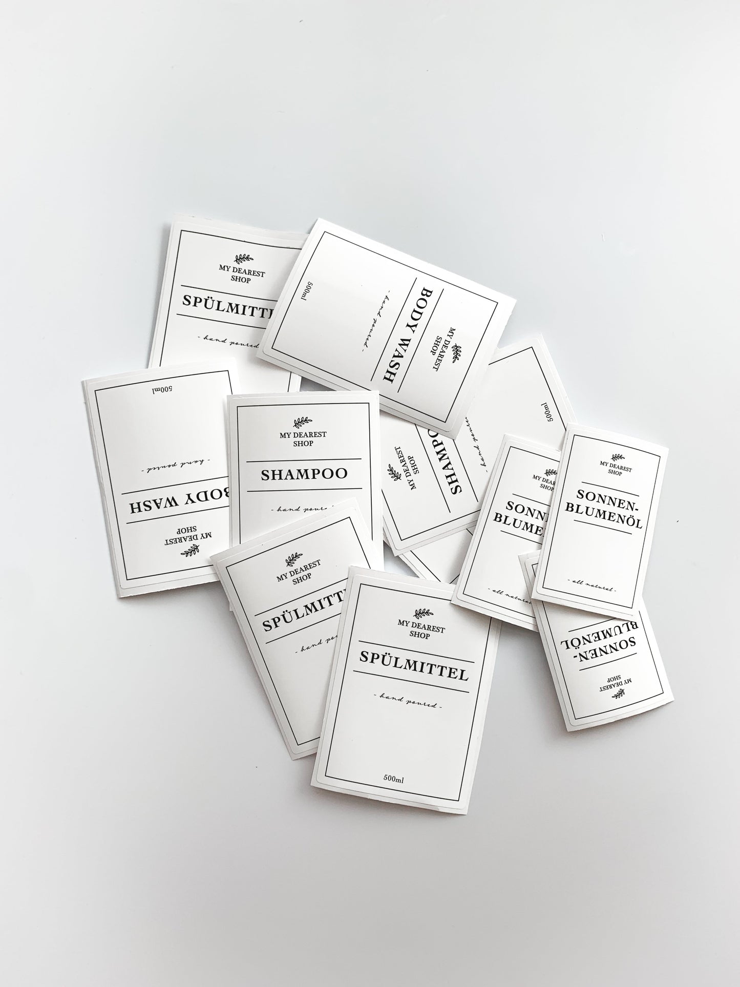 Copy of Water and Scratch Resistant Labels Individually | Labels | frosted